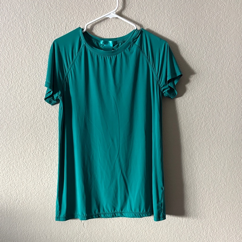 Cowgirl Tuff Teal Short Sleeve Top